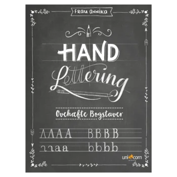 Hand Lettering Øvehæfte Bogstaver